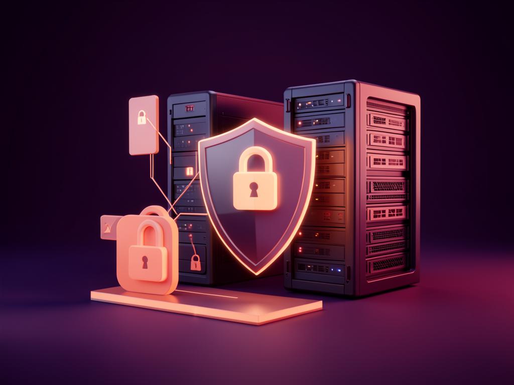 Geschützte Cloud-Infrastruktur mit Sicherheitsschild